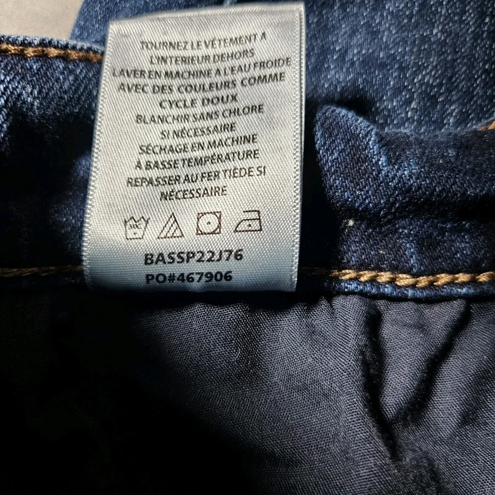 Brothers and Sons Mens Slim Straight Stretch Denim Jeans Size 34x30